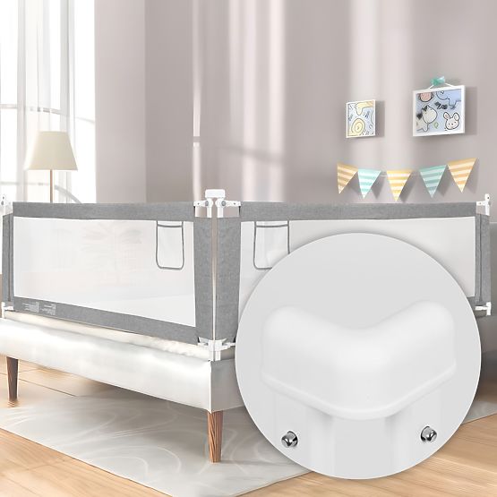 Barierka ochronna na łóżko 200 cm ochrona dla dzieci ECOTOYS
