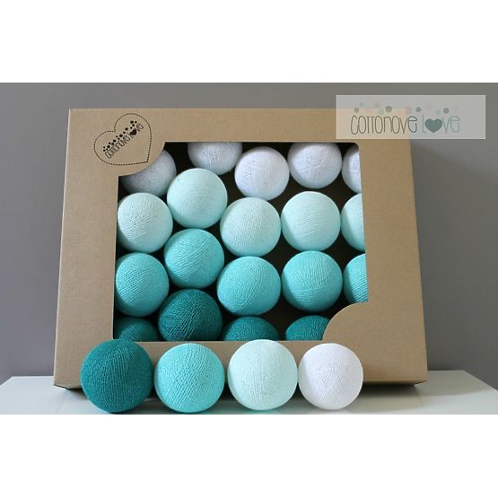 Bawełna świecący LED piłki Cotton Balls - fresh miłość