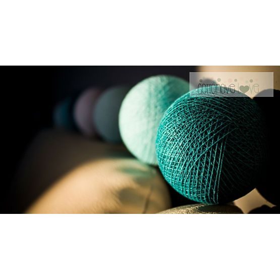 Bawełna świecący LED piłki Cotton Balls - fresh miłość