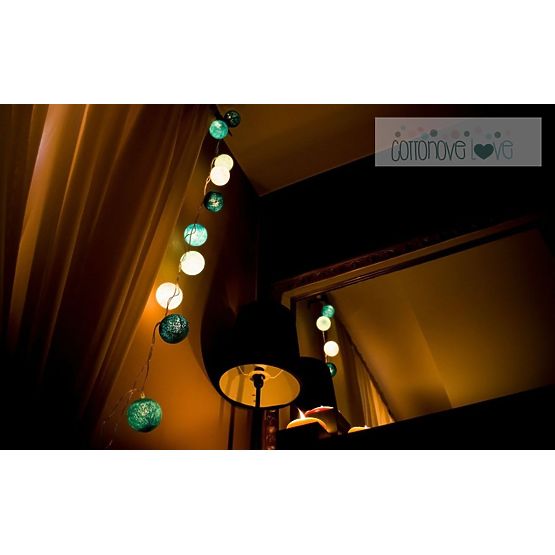 Bawełna świecący LED piłki Cotton Balls - fresh miłość