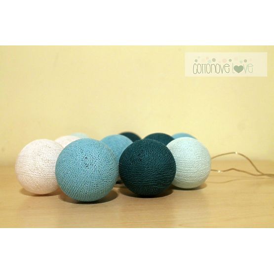 Bawełna świecący LED piłki Cotton Balls - fresh miłość