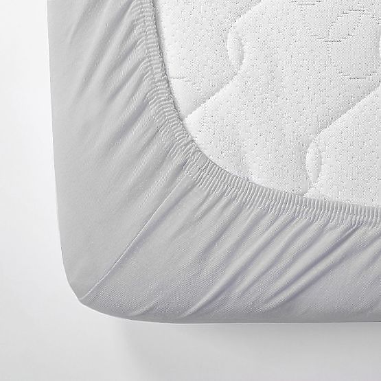 Bawełniana prześcieradło 200x80 cm - szare