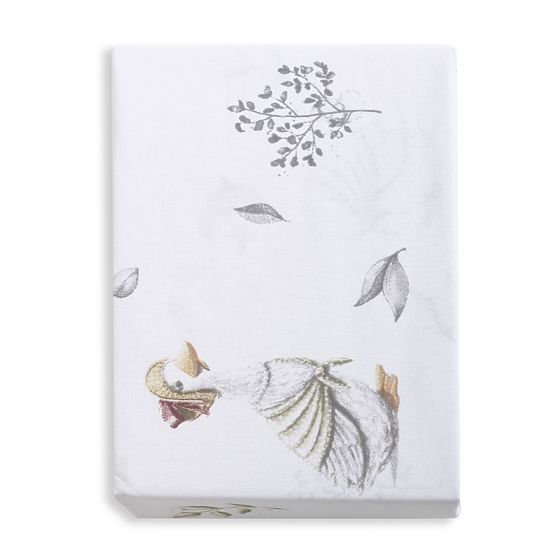 Bawełniane prześcieradło z gumką - Gąski (120x60 cm)