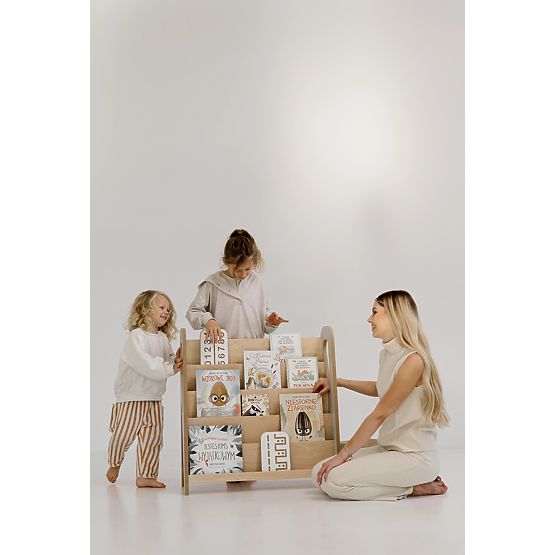Biblioteczka SLIM L - naturalna