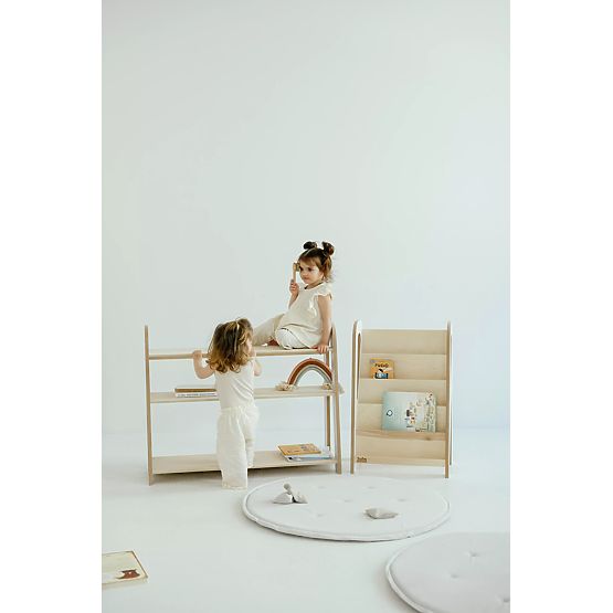 Biblioteczka SLIM S - naturalna