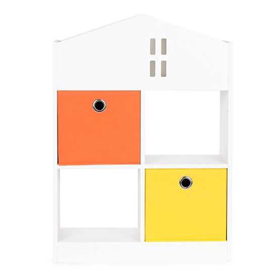 Biblioteka domowa ze schowkami