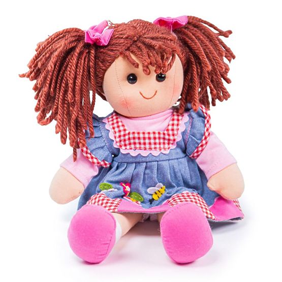 Bigjigs Toys Lalka materiałowa Melody 34 cm