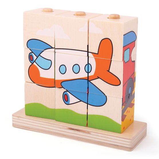 Bigjigs Baby Bloki zatrzaskowe do transportu