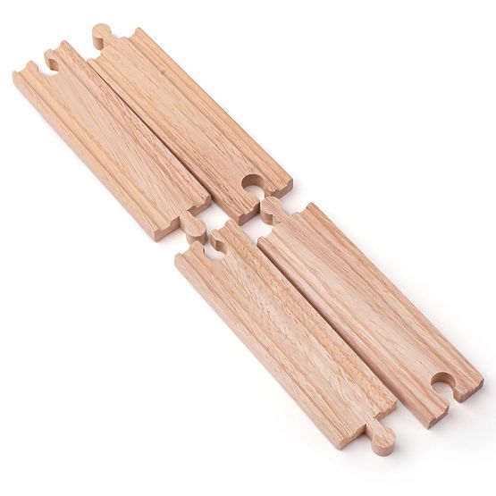 Bigjigs Rail Długie proste szyny 21 cm 4 szt
