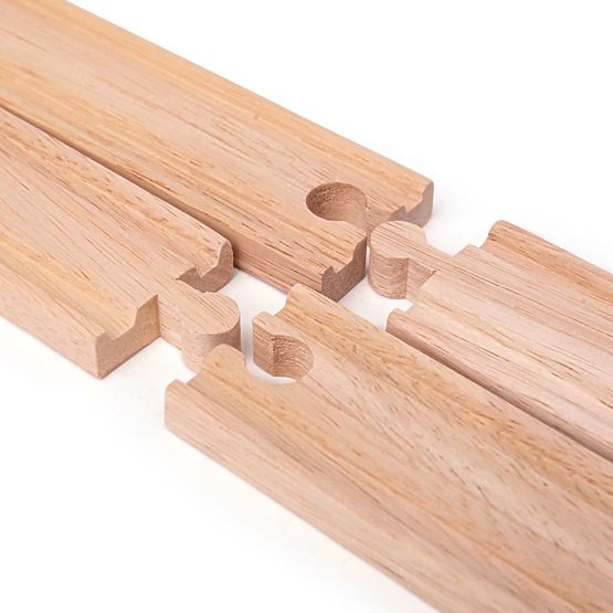 Bigjigs Rail Długie proste szyny 21 cm 4 szt