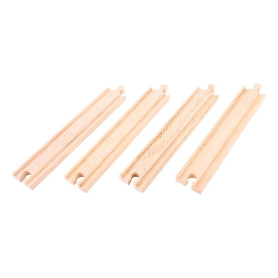 Bigjigs Rail Długie proste szyny 21 cm 4 szt