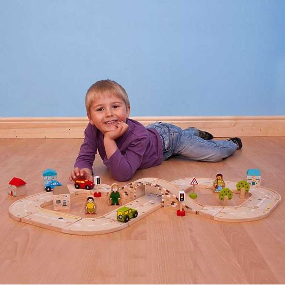 Bigjigs Rail Drewniany tor w kształcie ósemki