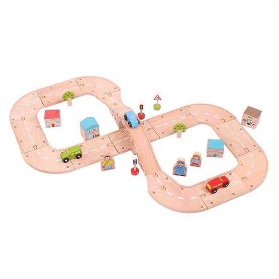 Bigjigs Rail Drewniany tor w kształcie ósemki