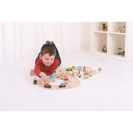 Bigjigs Rail Drewniany tor w kształcie ósemki