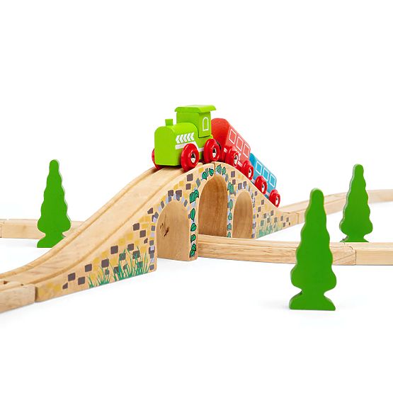 Bigjigs Rail Drewniany most kolejowy