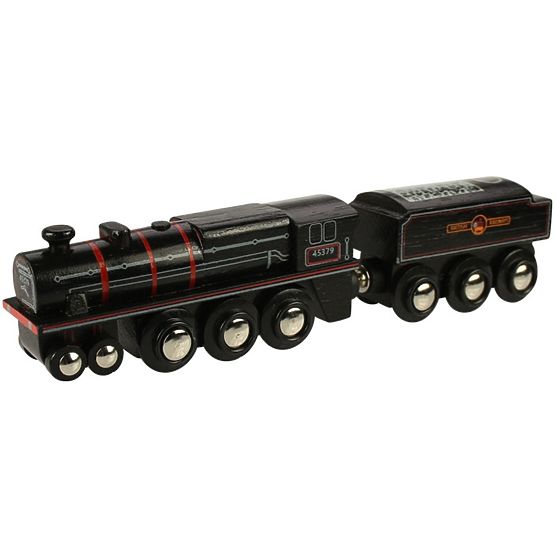 Bigjigs Rail Drewniana replika lokomotywy Black 5-silnikowej