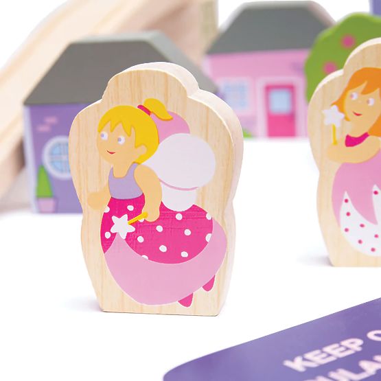 Bigjigs Rail Duży drewniany tor kolejowy typu Princess