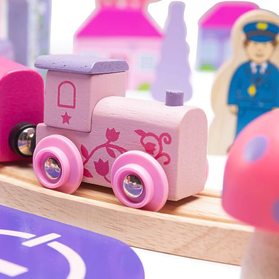 Bigjigs Rail Duży drewniany tor kolejowy typu Princess