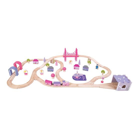 Bigjigs Rail Duży drewniany tor kolejowy typu Princess
