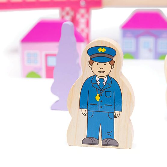 Bigjigs Rail Duży drewniany tor kolejowy typu Princess
