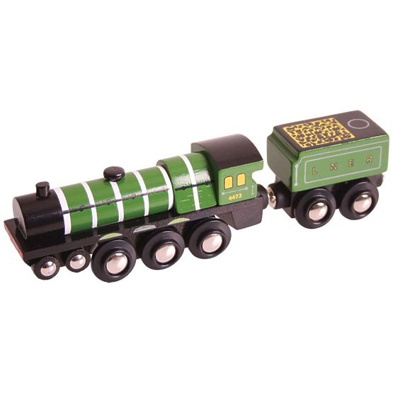 Bigjigs Rail Drewniana replika Lokomotywy Latającego Szkota