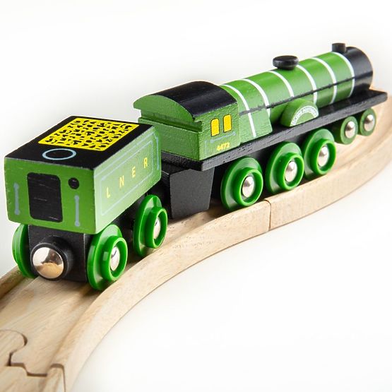 Bigjigs Rail Drewniana replika Lokomotywy Latającego Szkota