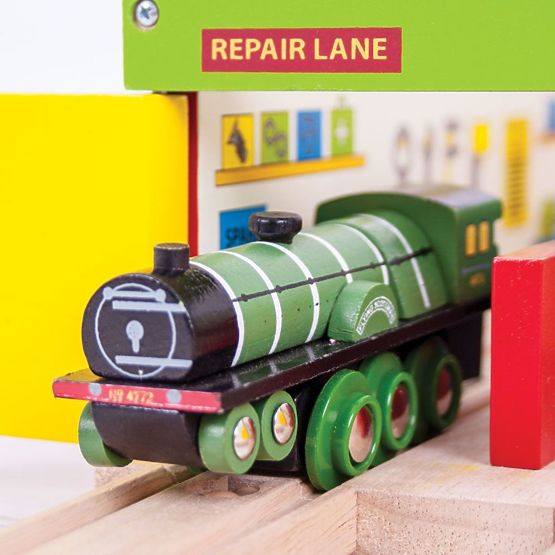 Bigjigs Rail Drewniana replika Lokomotywy Latającego Szkota