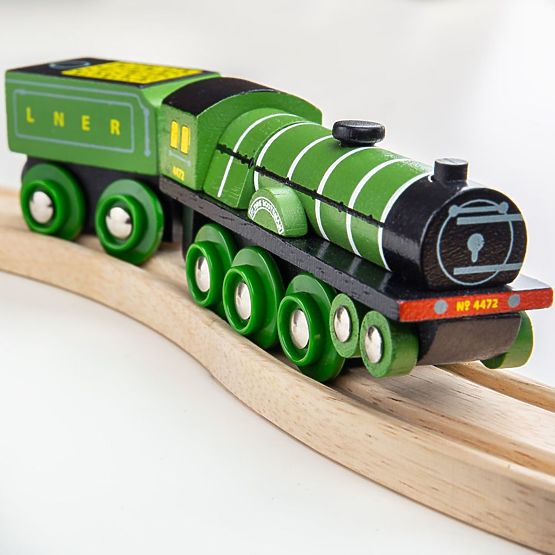 Bigjigs Rail Drewniana replika Lokomotywy Latającego Szkota