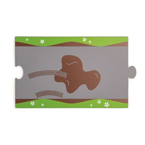 Bigjigs Rail Drewniany tor kolejowy z polną drogą 80 części