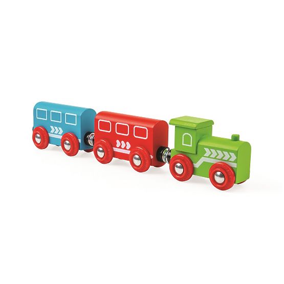 Bigjigs Rail Drewniany tor kolejowy z polną drogą 80 części