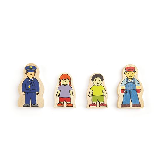 Bigjigs Rail Drewniany tor kolejowy z polną drogą 80 części