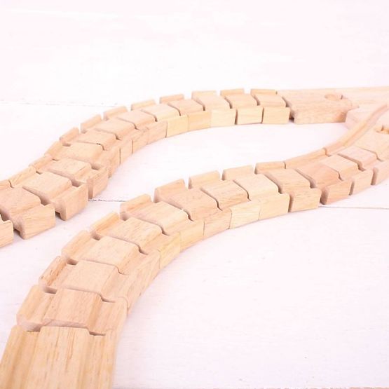Bigjigs Rail Elastyczna szyna 2 sztuki