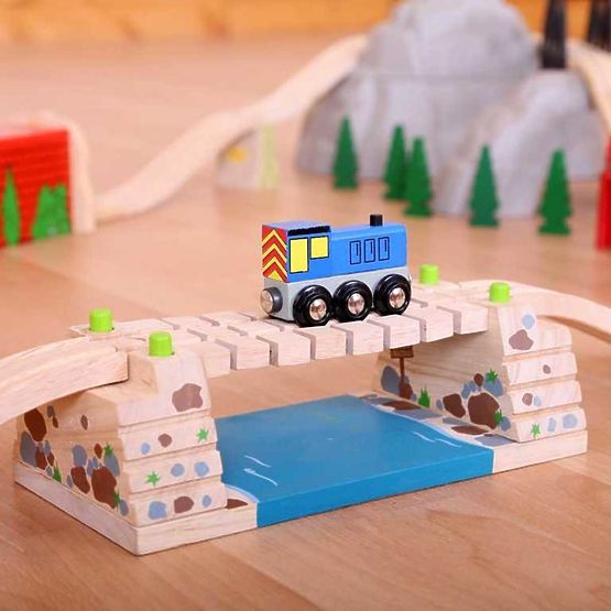 Bigjigs Rail Most obrotowy nad rzeką