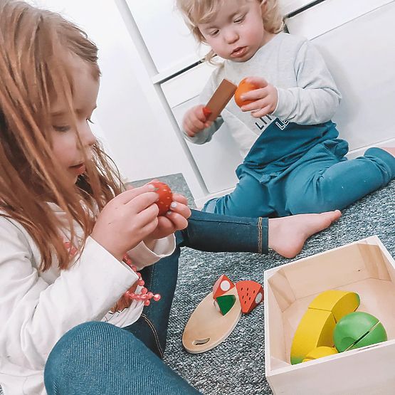 Bigjigs Toys Cięcie owoców w pudełku