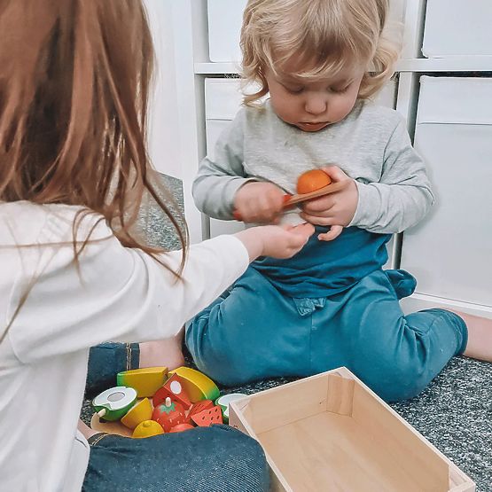 Bigjigs Toys Cięcie owoców w pudełku