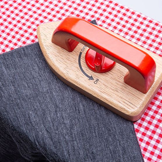 Bigjigs Toys Drewniana deska do prasowania z żelazkiem