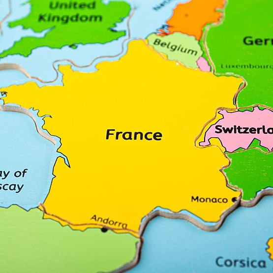Bigjigs Toys Drewniana mapa-puzzle Europy 25 sztuk