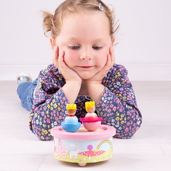 Bigjigs Toys Drewniana pozytywka fantasy