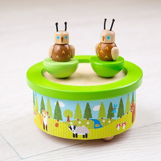 Bigjigs Toys Drewniana pozytywka woodland