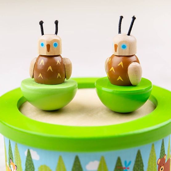 Bigjigs Toys Drewniana pozytywka woodland