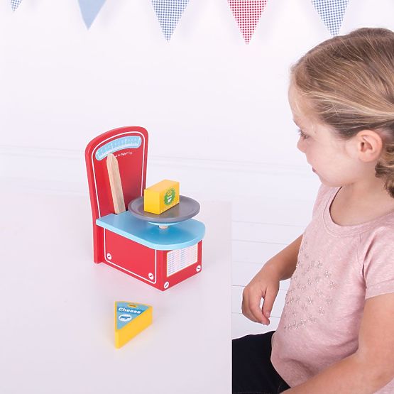 Bigjigs Toys Drewniana waga kuchenna