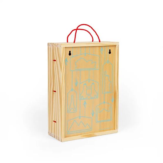 Bigjigs Toys Drewniany zestaw do zabawy dla podróżników