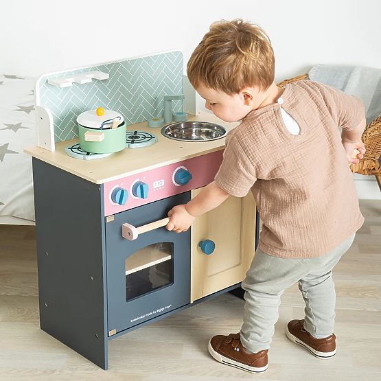 Bigjigs Toys Dziecięca kuchnia w stylu skandynawskim
