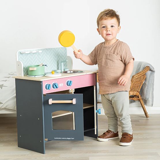 Bigjigs Toys Dziecięca kuchnia w stylu skandynawskim