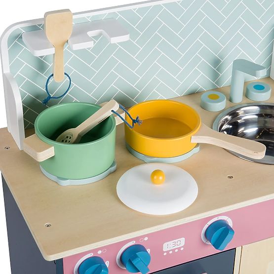 Bigjigs Toys Dziecięca kuchnia w stylu skandynawskim