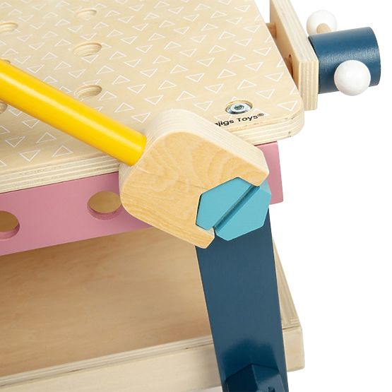 Bigjigs Toys Dziecięcy stół warsztatowy z narzędziami