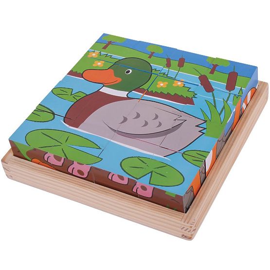 Bigjigs Toys Klocki obrazkowe farma