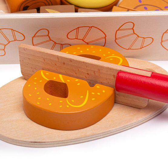 Bigjigs Toys Krojenie ciasta w pudełku