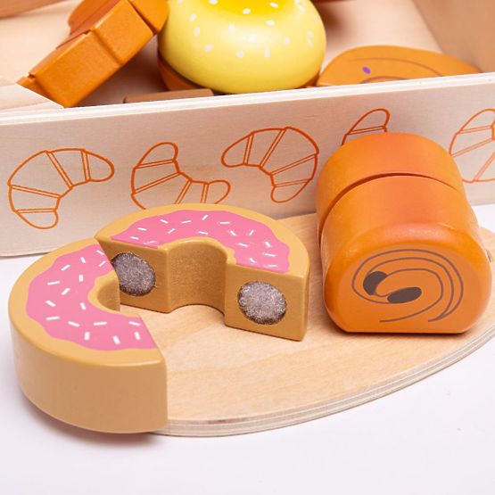 Bigjigs Toys Krojenie ciasta w pudełku