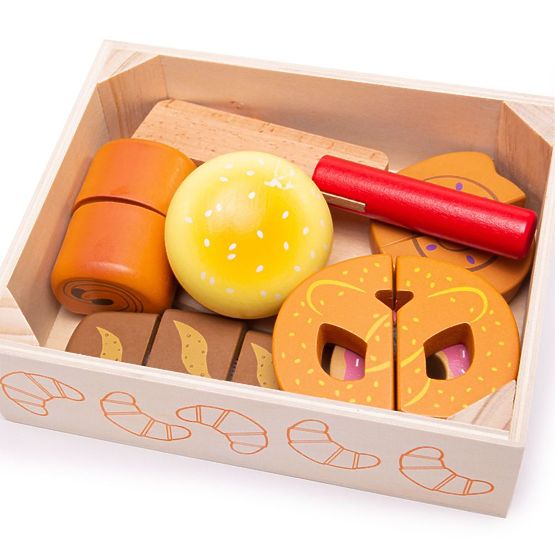 Bigjigs Toys Krojenie ciasta w pudełku